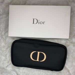 New Christian Dior black cosmetics bag